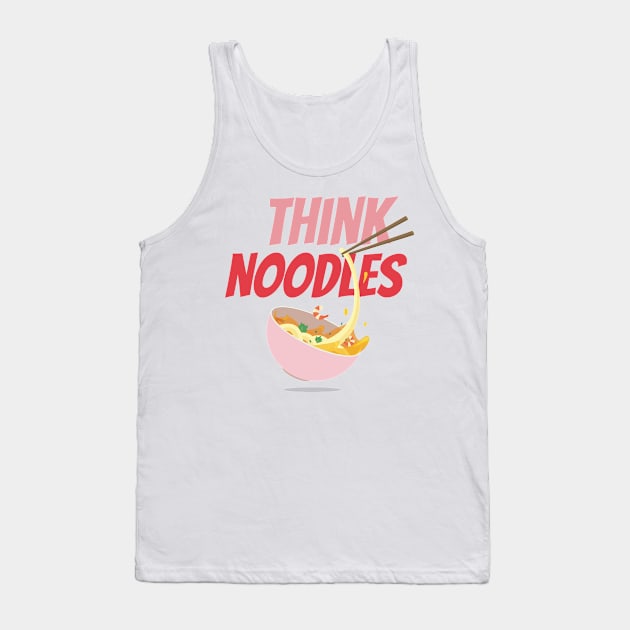 think noodles Tank Top by AdelDa